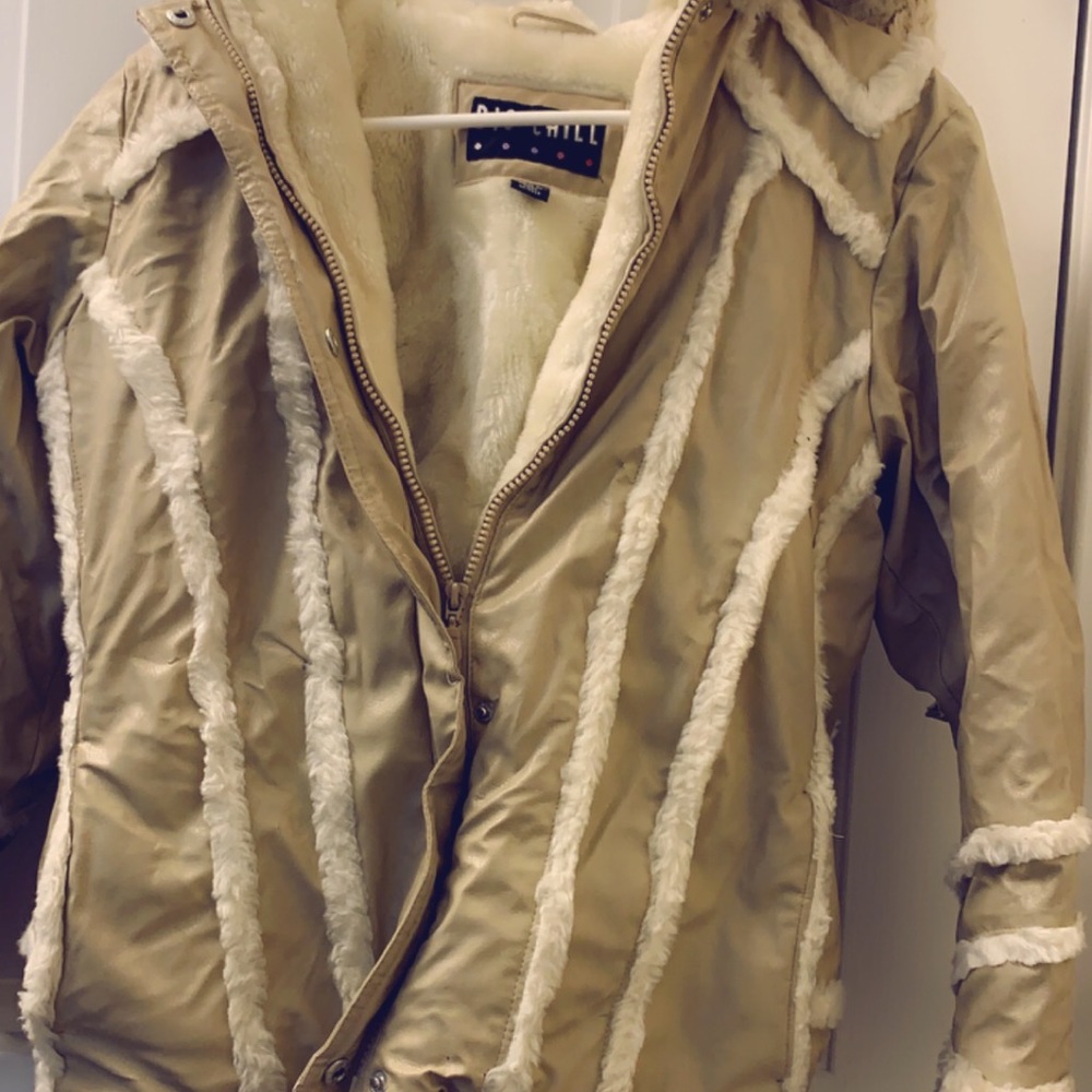 Faux Cream Coat